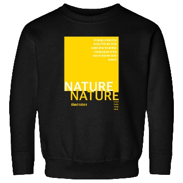 Discover About nature-yellow Sweatshirts