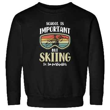 Discover Skiing Snowboards Skier Sweatshirts