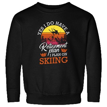 Discover Ski Winter Ski Instructors Downhill Sweatshirts