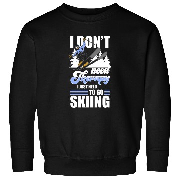Discover Winter Sports Vacation Skier Sweatshirts