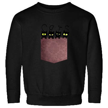 Discover Cats in the pocket Sweatshirts