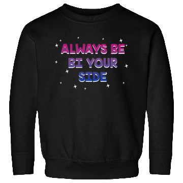 Discover Always Be Bi Your Side Bisexual Couples Bi Pride Sweatshirts