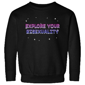 Discover Explore Your Bisexuality Bisexual LGBTQ Bi Pride Sweatshirts