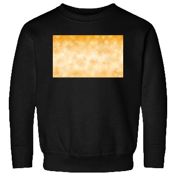 Discover Orange Christmas Snowflakes Bokeh Winter Sweatshirts