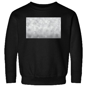 Discover Grey Bokeh Christmas Snowflakes Sweatshirts