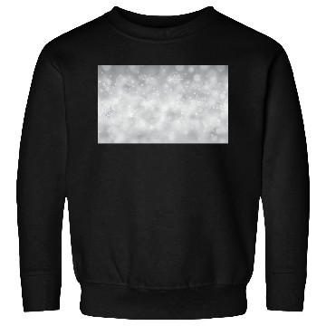 Discover Grey Bokeh Christmas Snowflakes Sweatshirts