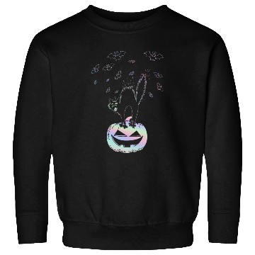 Discover Halloween Cat Lover Pumpkin Sweatshirts