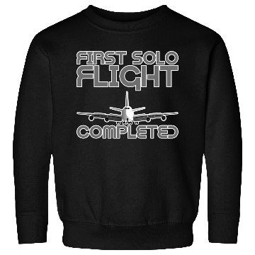 Discover First Solo Flight Completed Sweatshirts
