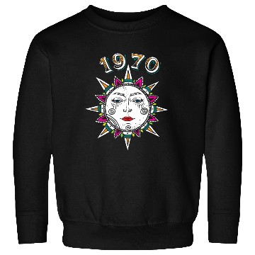 Discover 1970 Sun Face Sweatshirts