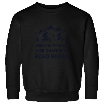 Discover Funny Weekend Road Biking Sweatshirts