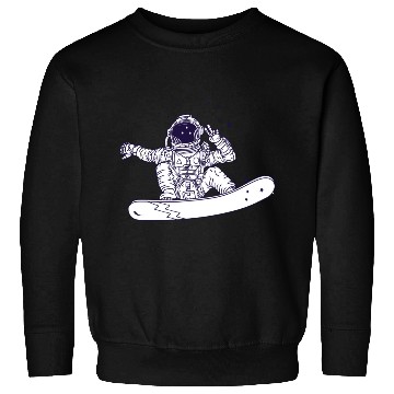 Discover Snowboarding Astronaut Sweatshirts