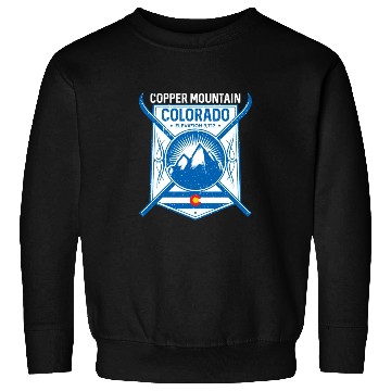 Discover Copper Mountain Colorado Ski Mountains Sweatshirts