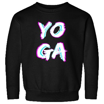 Discover Simple Wild Yoga Black Sweatshirts