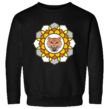 Discover mandala tiger halloween Sweatshirts graphic
