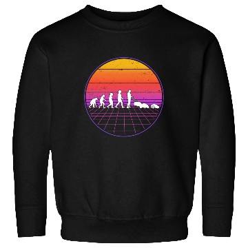 Discover Robotic Lawnmower Evolution Retro Sweatshirts