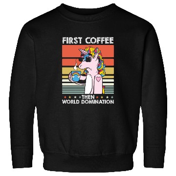 Discover Unicorn Coffee Sunglasses Sweatshirts