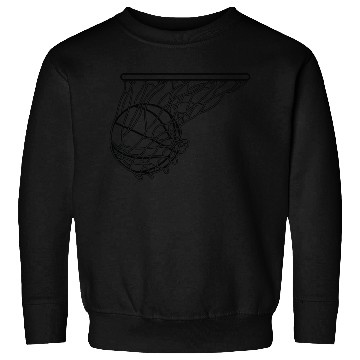 Discover basketball hoop with ball Sweatshirts