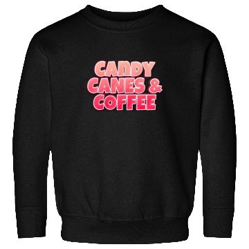 Discover Candy Cane Candy Canes And Coffee Sweatshirts