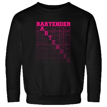 Discover Bartender Typography Graphic Sweatshirts