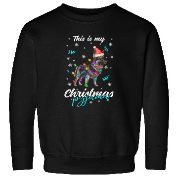 Discover Winter Christmas Pyjama German Shepherd Dog Sweatshirts