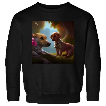 Discover Puppy Love Cute Puppies with A Little Steampunk Sweatshirts