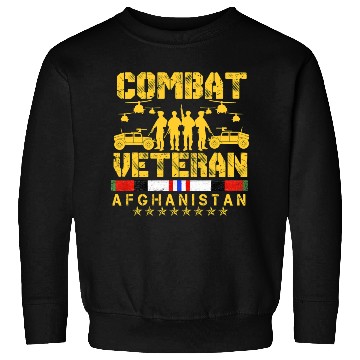 Discover Combat Veteran Afghanistan Proud Us Sweatshirts