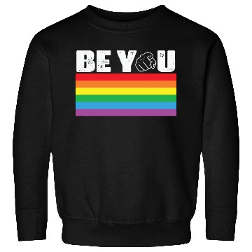 Discover LBGT Flag Gay Pride Human Be You Sweatshirts