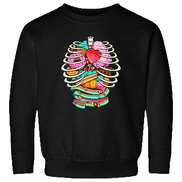 Discover Unicorn Anatomy Sweet Inside Sweatshirts