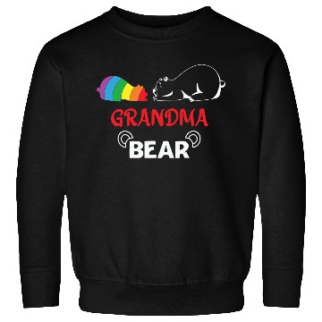 Discover LBGT Flag Gay Pride Human Grandma Bear Sweatshirts