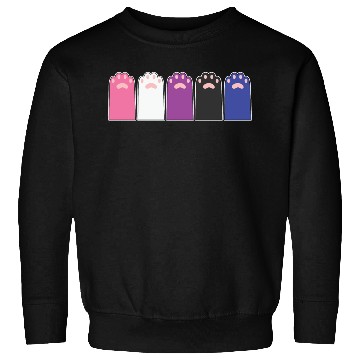 Discover LBGT Flag Gay Pride Human Cat paws Sweatshirts