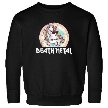 Discover Goth Rock Satan Unicorn Festivals Death Metal Sweatshirts