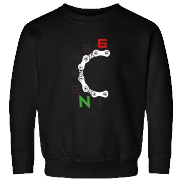 Discover Bike Meter Chain Artwork Sweatshirts