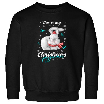 Discover Winter Christmas Pyjama rabbit Sweatshirts