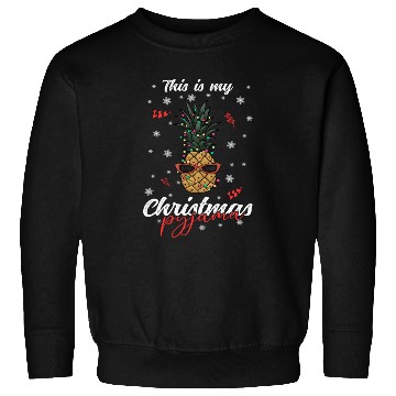 Discover Winter Christmas Pyjama Pineapple Sweatshirts