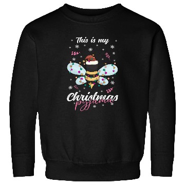 Discover Winter Christmas Pyjama Bee Sweatshirts