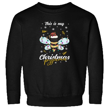 Discover Winter Christmas Pyjama Bee Sweatshirts