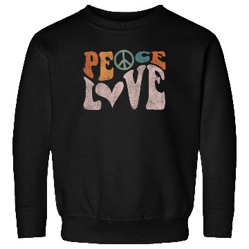 Discover Peace Love, Peace Sweatshirts