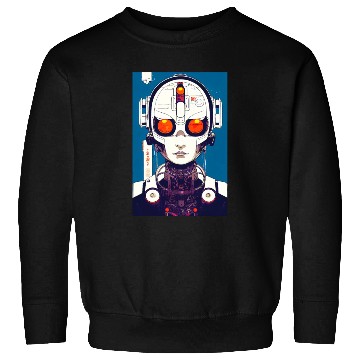 Discover Cyberpunk Chibi Girl Sweatshirts