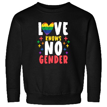 Discover Love Knows No Gender Rainbow Pride Month Sweatshirts