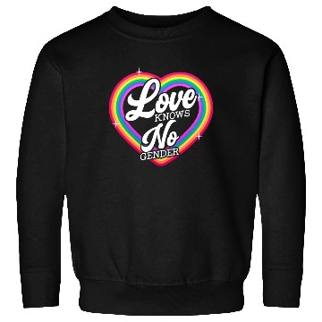 Discover Love Knows No Gender Rainbow Pride Month Sweatshirts