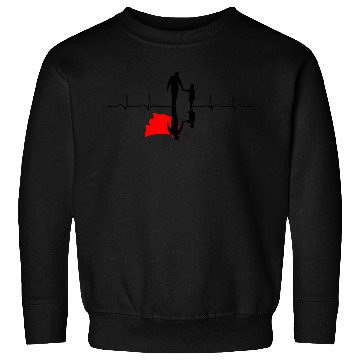 Discover Heartbeat dad real super hero Sweatshirts