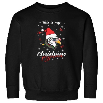 Discover Winter Christmas Pyjama Eagle Sweatshirts