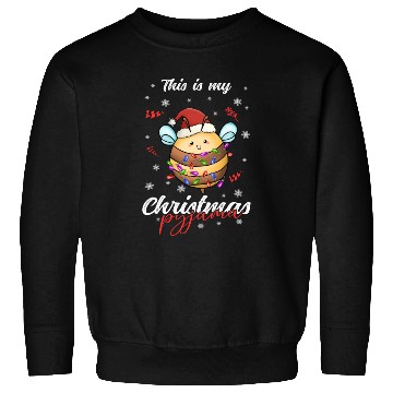 Discover Winter Christmas Pyjama Bee Sweatshirts