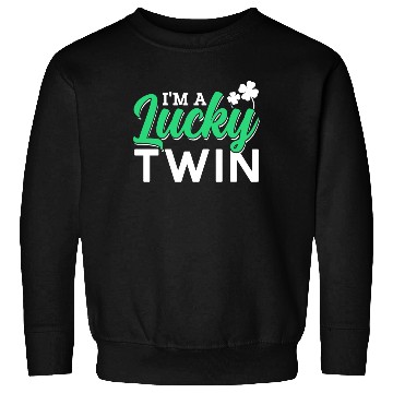 Discover I'm A Lucky Twin Ireland Irish St. Patricks Day Sweatshirts