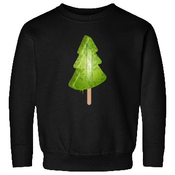 Discover glowing christmas tree ice in christmas tree green Sweatshirts