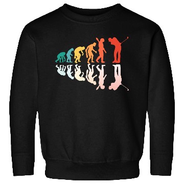 Discover Human Evolution Band Golf Sweatshirts