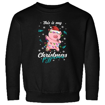 Discover Winter Christmas Pyjama Pig Sweatshirts