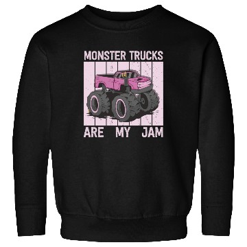 Discover Monster Trucks Are My Jam Vintage Retro Sweatshirts