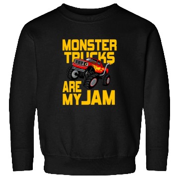 Discover Monster Trucks Are My Jam Vintage Retro Sweatshirts