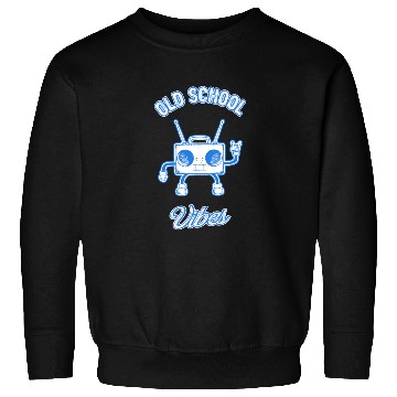 Discover Old School Vibes Retro Beat Box Music Sweatshirts